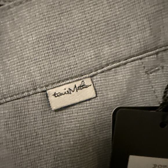 Travis Mathew Shorts Mens 33 Gray Performance Stretch Casual Beck 1mm208 - Picture 7 of 7